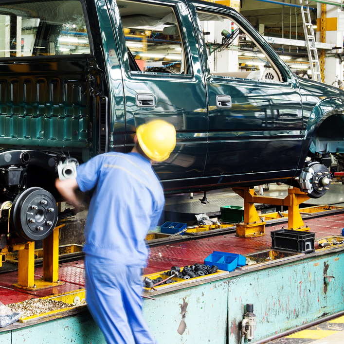 ickup truck production line