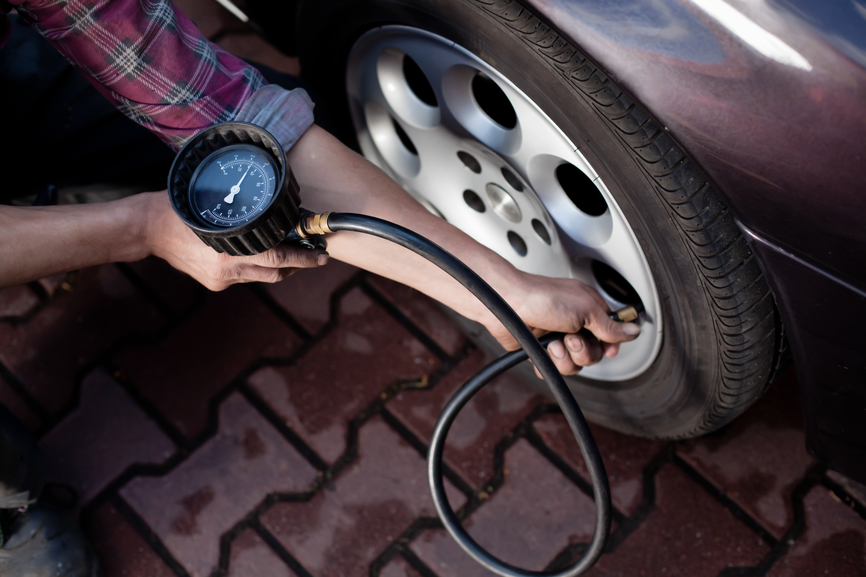 Tire pressure check