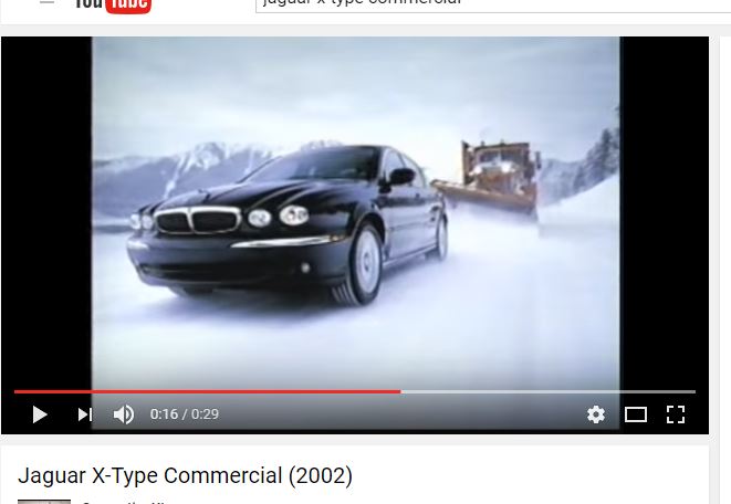 Jaguar X-Type commercial Screenshot