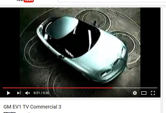 GM EV1 Commercial screenshot youtube