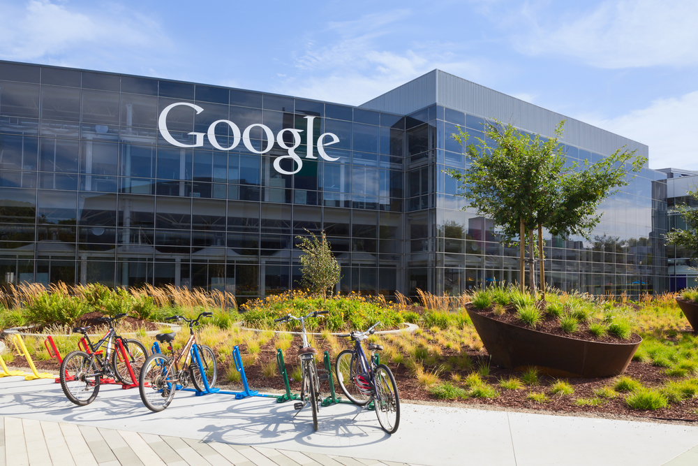 Exterior view of a Google headquarters building.