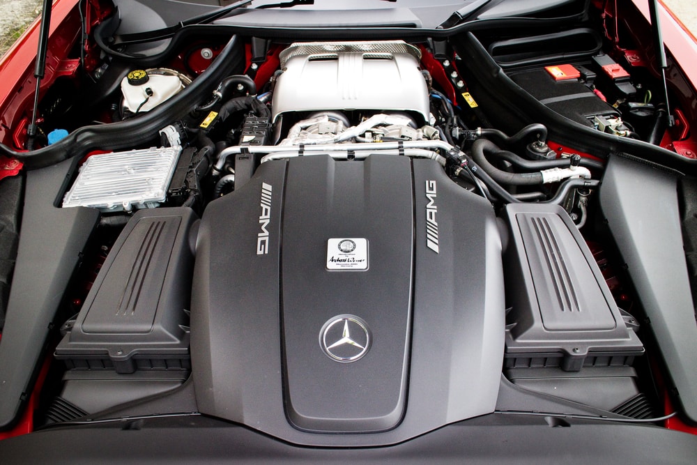 Mercedes GT-S engine