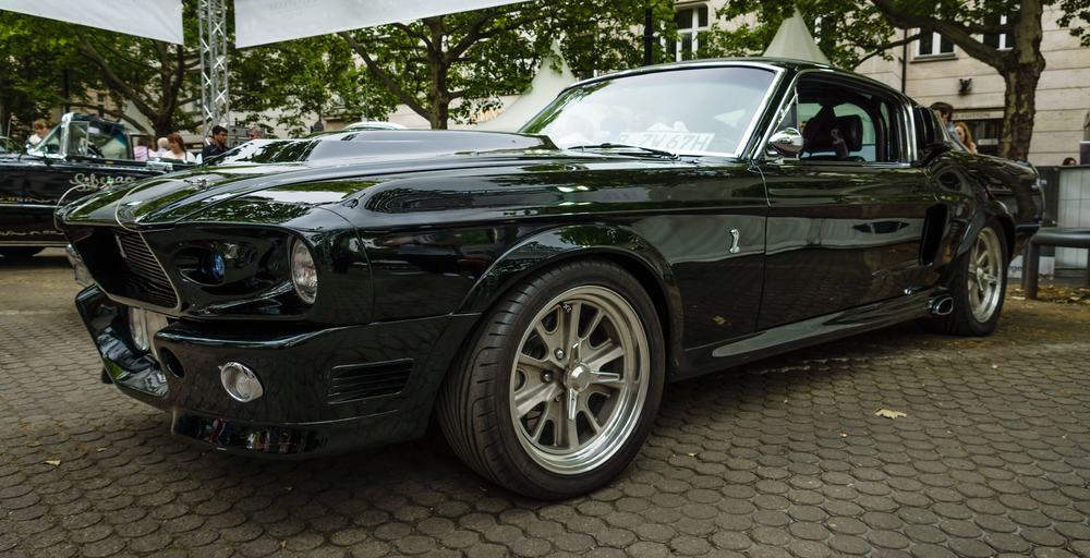 Pony car Ford Shelby GT500 "Eleanor" Super Snake. The Classic Days on Kurfuerstendamm.