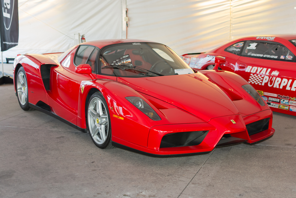 Los Angeles, CA - November 19, 2014: Ferrari Enzo on display on display at the LA Auto Show