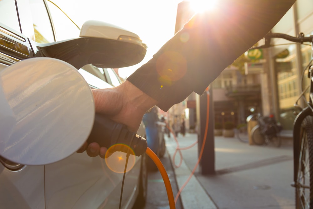 electric car station california