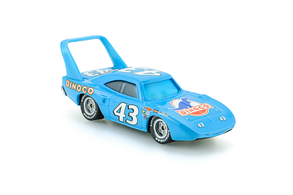 Strip The King Weathers toy car a protagonist of the Disney Pixar feature film Cars. A diecast cars collcection from Mattel inc.