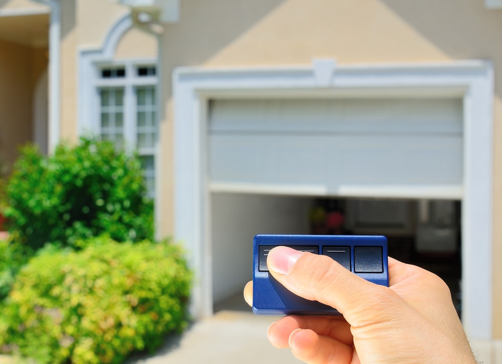 open garage door