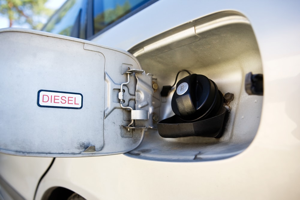 diesel car gas tank