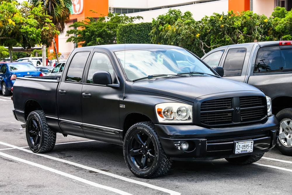 dodge ram truck dealership lot