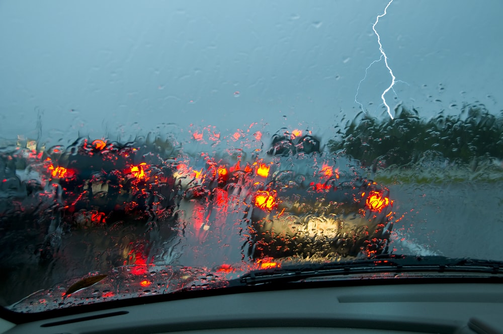 driving in the rain