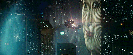 Blade Runner spinner in Los Angeles 2019