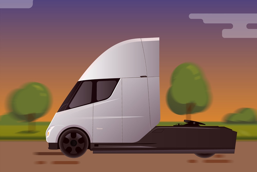 modern electric truck