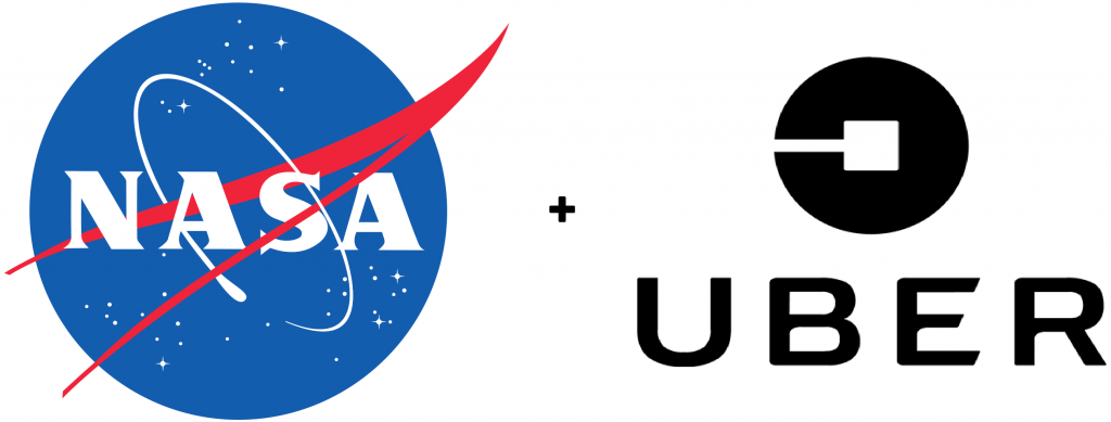 nasa and uber logos