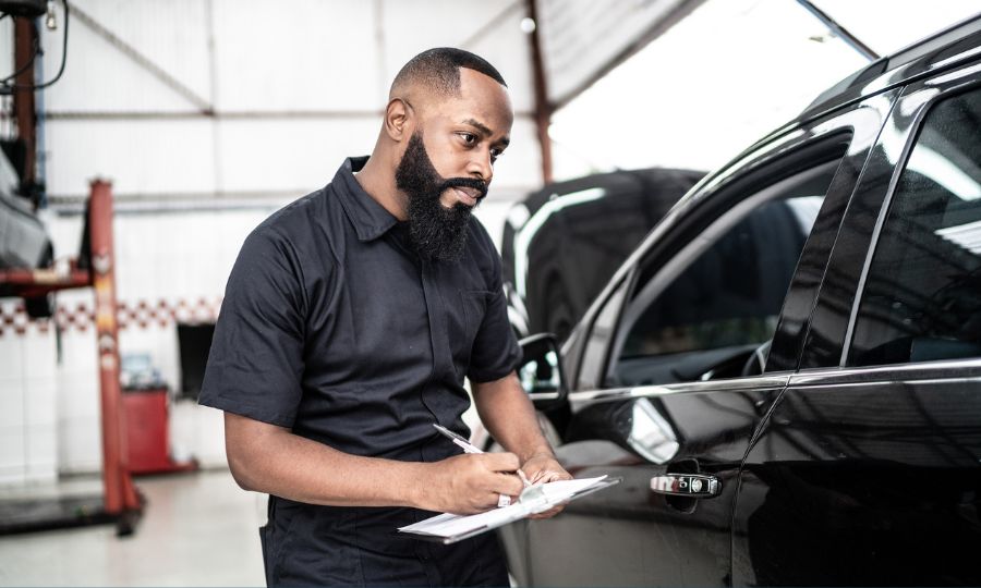 Shop service manager filing a claim at Endurance