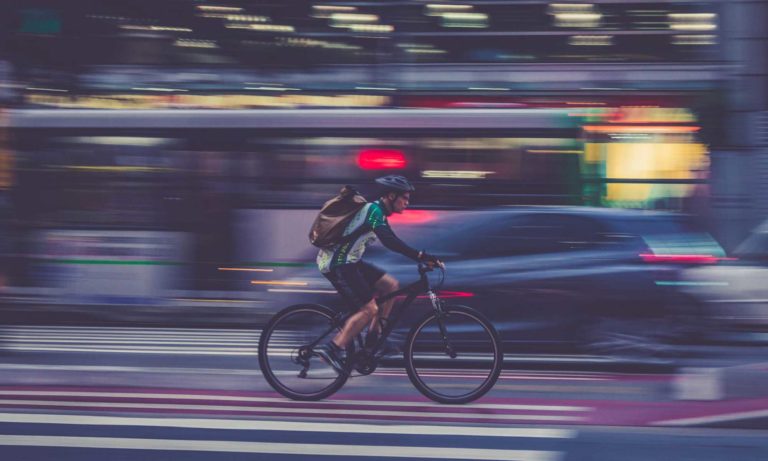 Driving Safely along cyclists