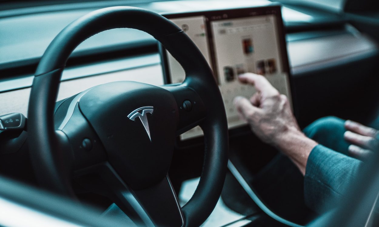 Asiento del conductor del Tesla Model 3