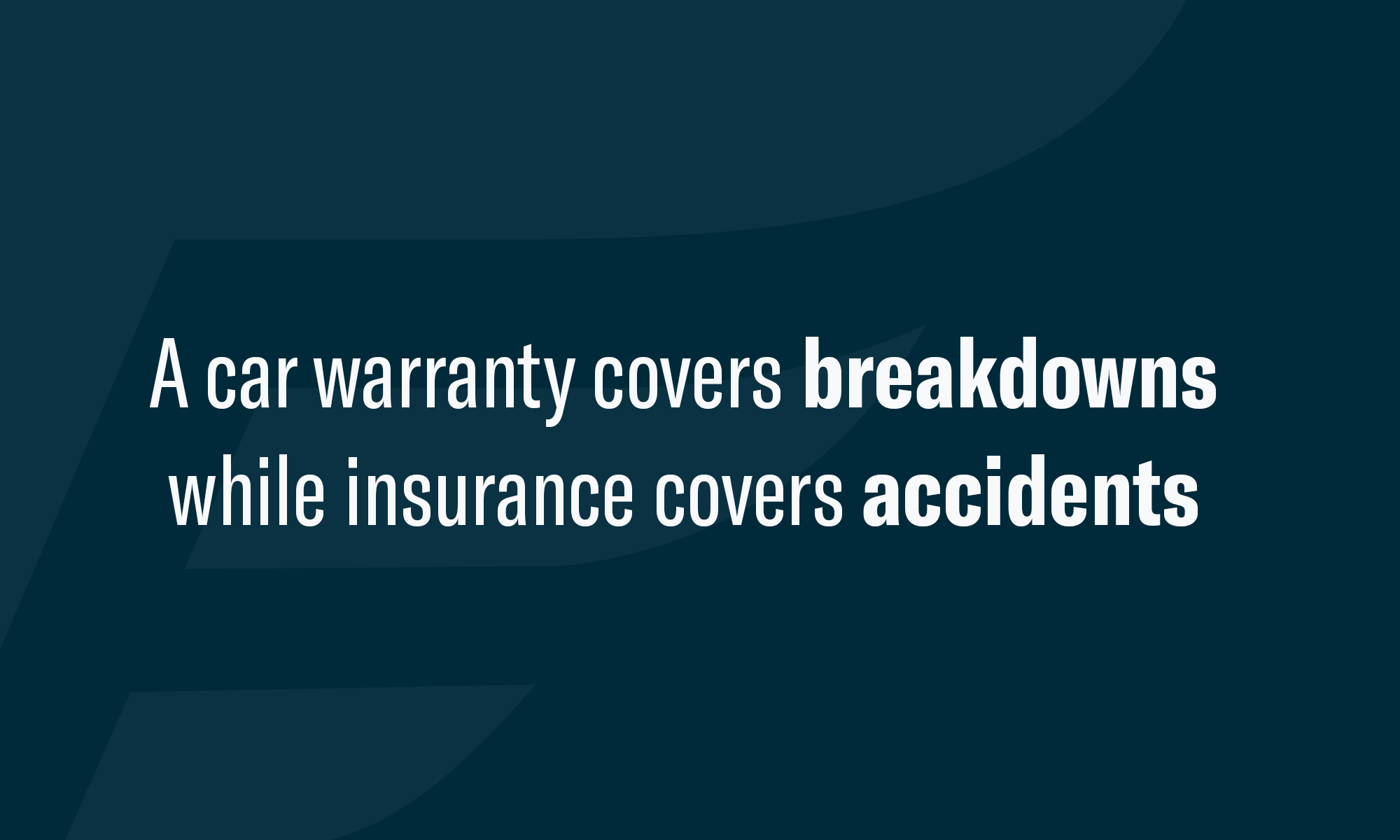 Difference Between A Car Warranty And Insurance? Endurance