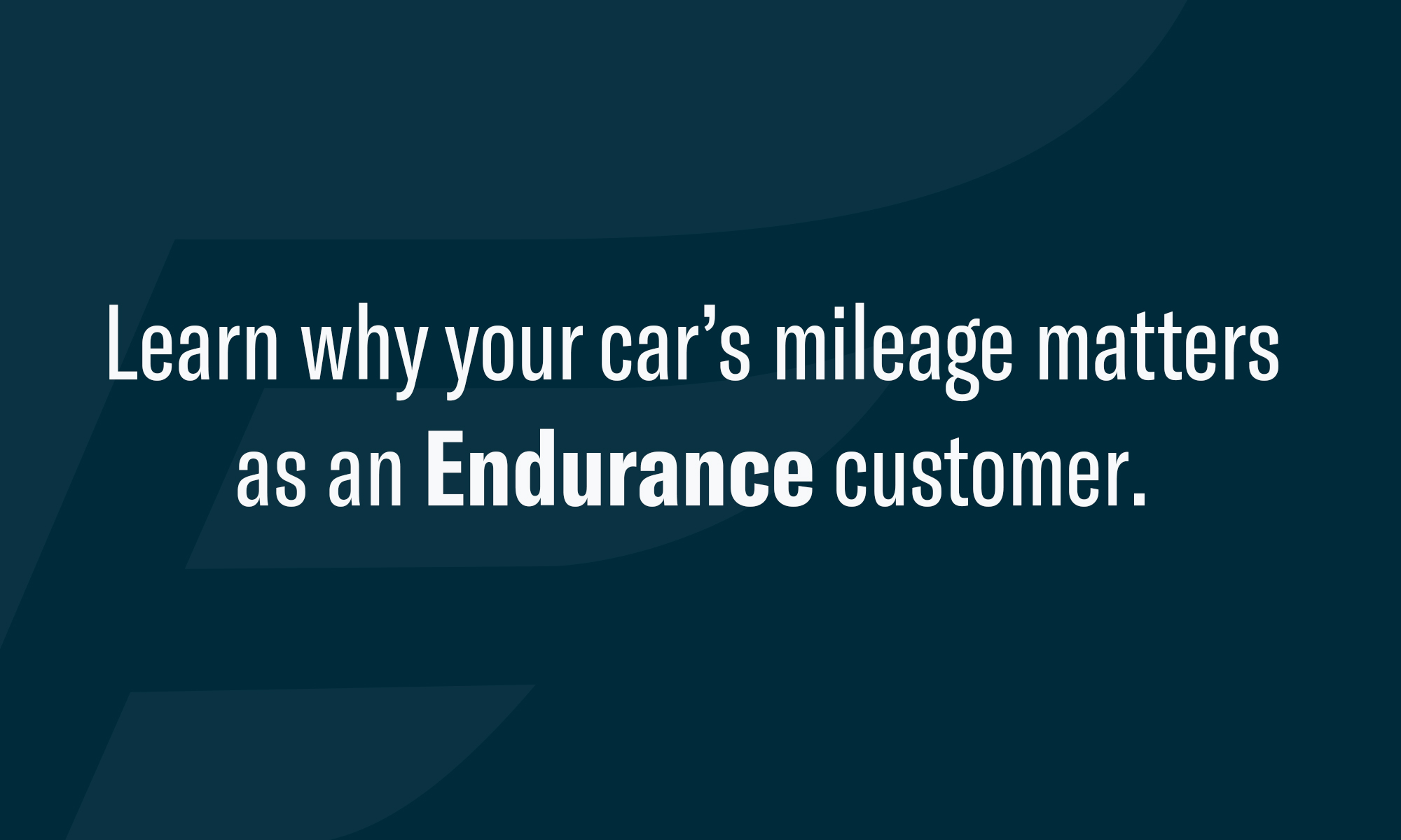 Why Your Car Mileage Matters As An Endurance Customer Endurance Warranty