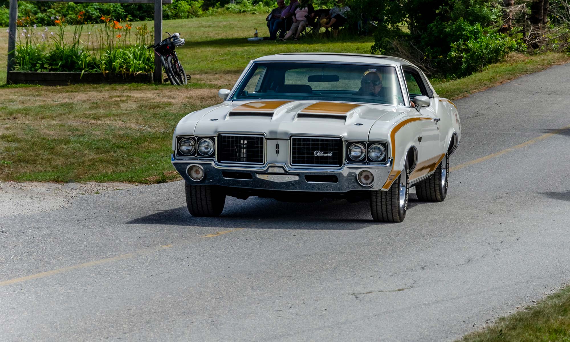 A 1972 Oldsmobile Cutlass.