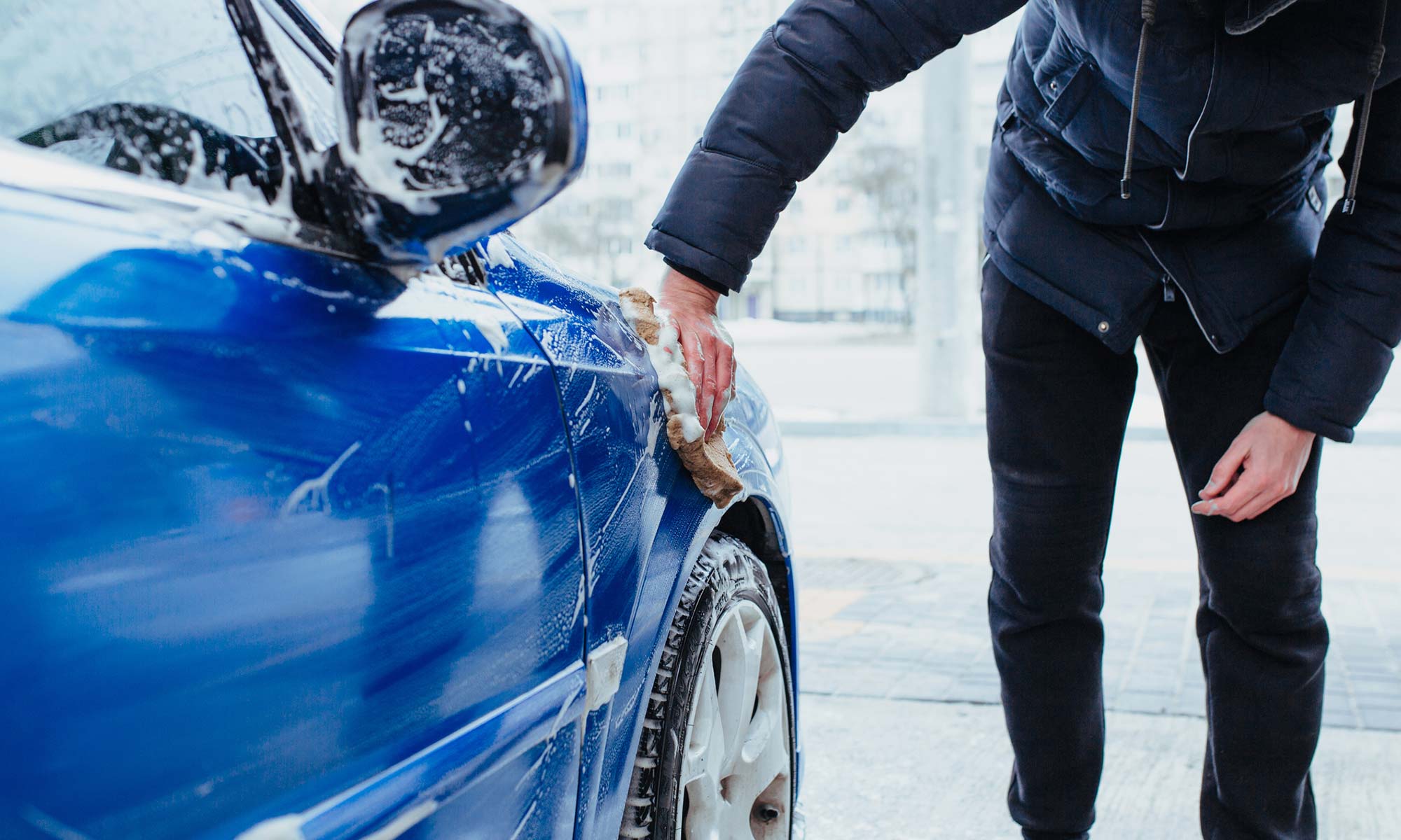 Keeping your vehicle cleaned and polished even in the winter time