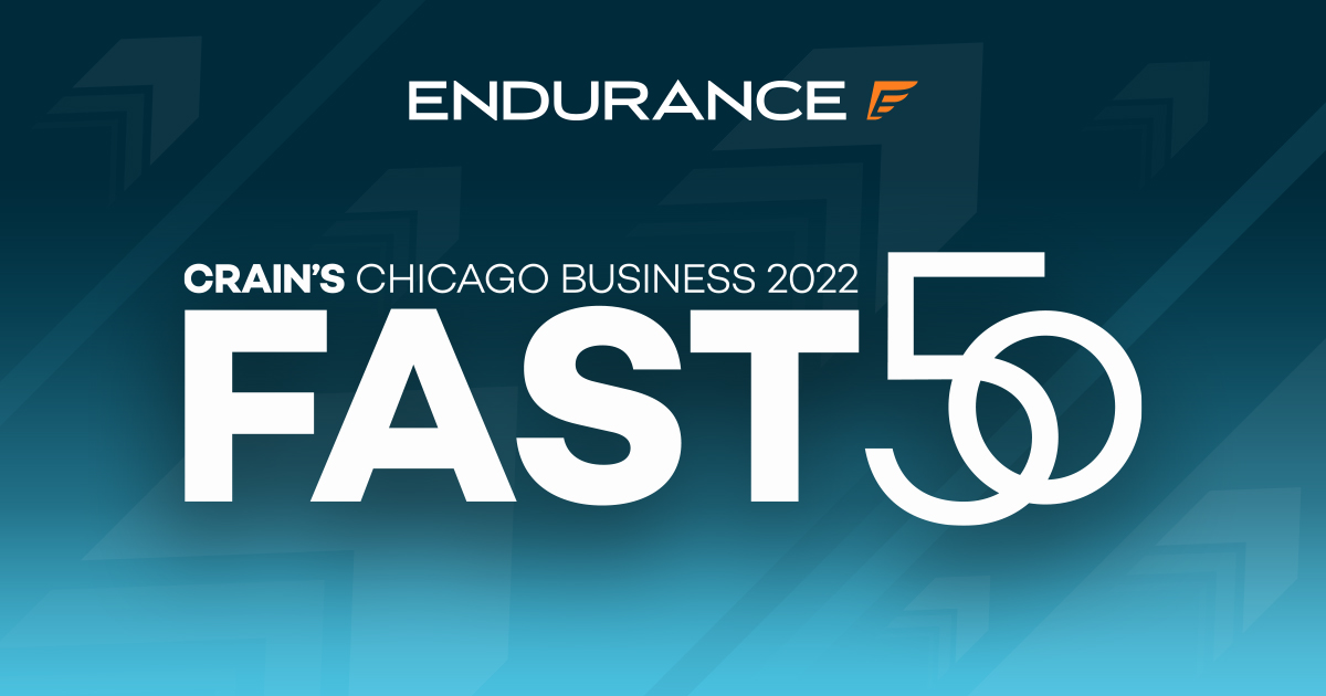 Endurance Warranty has been named one of the top 50 fastest-growing companies in Chicago in 2022 by Crain's Chicago Business.