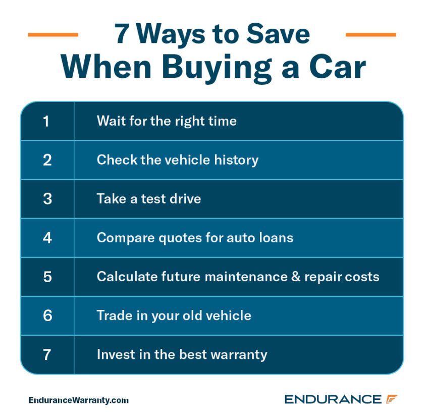7 Ways To Save When Buying A Car Endurance Warranty