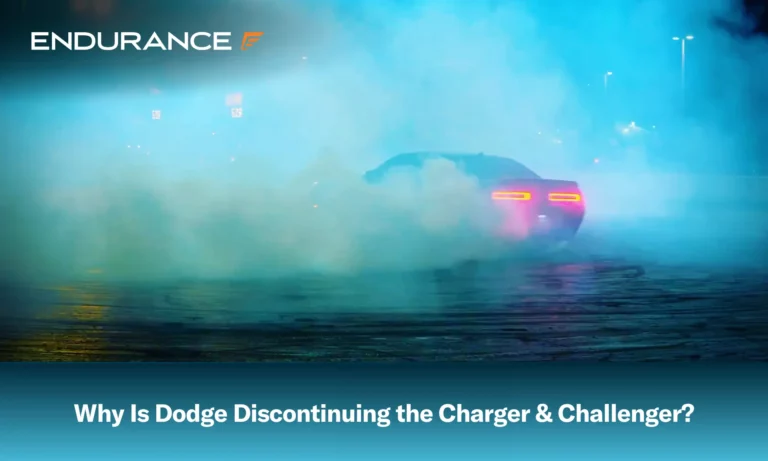 Dodge Challenger se quema