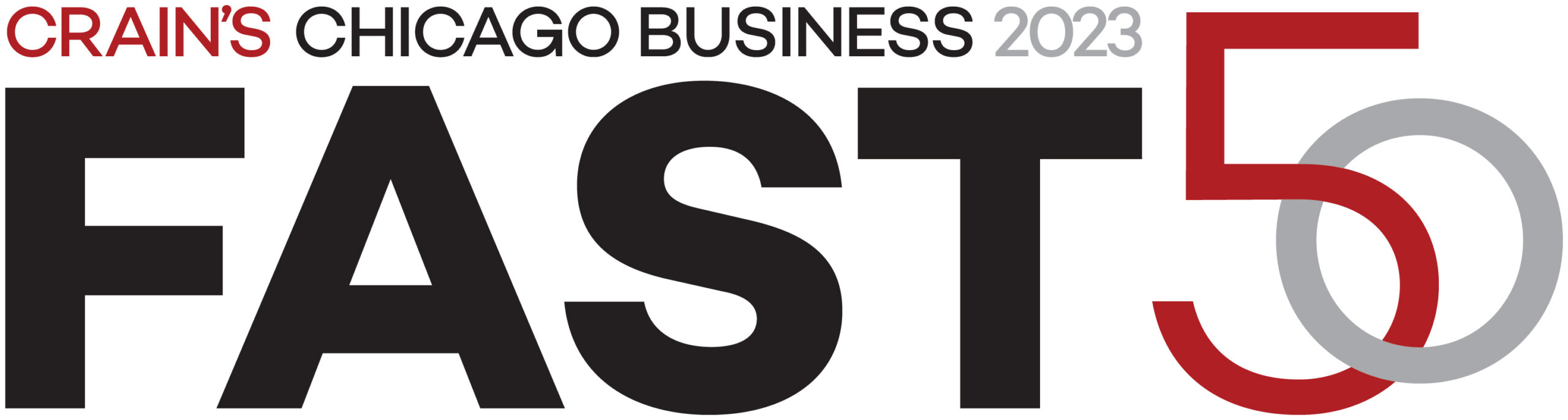 Crain's Fast 50 Award logo for 2023
