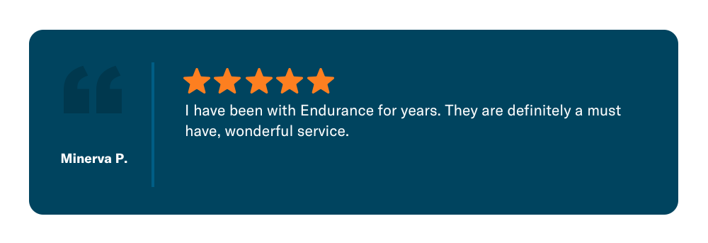 Endurance 5 star review