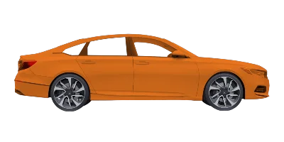 Orange Car Icon