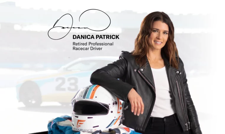 Danica Patrick With Racing Helmet