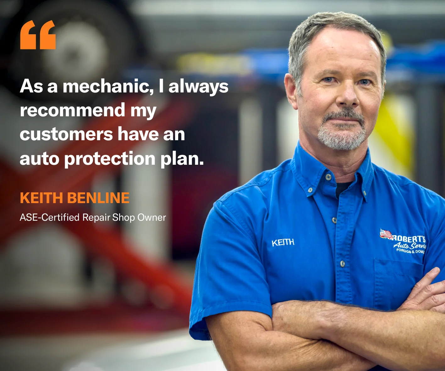 As a mechanic, I always recommend my customers have an auto protection plan