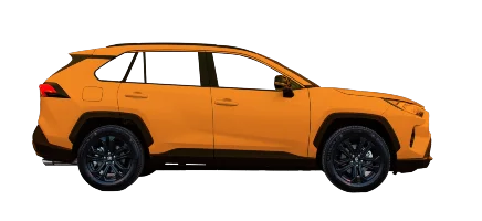 Orange SUV Icon