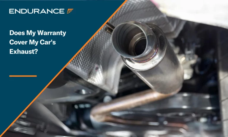 Car suspension and exhaust pipe