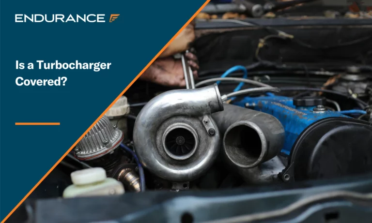 Turbo charger on a car engine