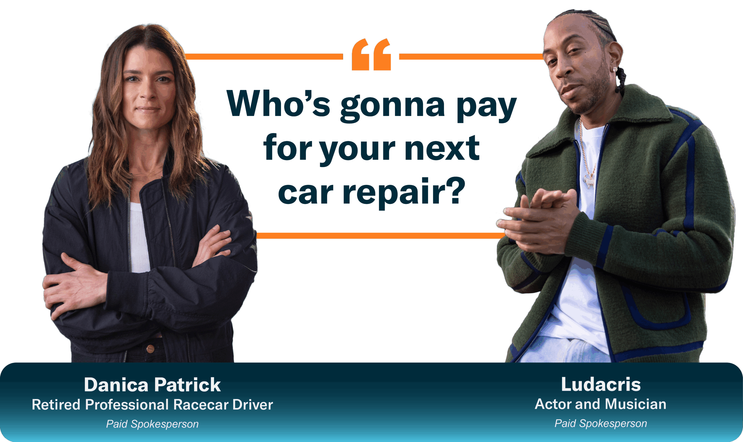 Ludacris and Danica Patrick