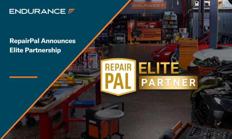 An auto repair shop with the Elite Partner logo highlighted