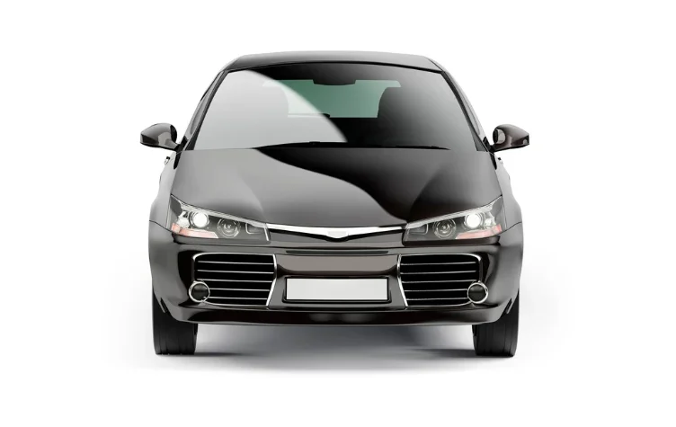Un vehículo Volkswagen negro