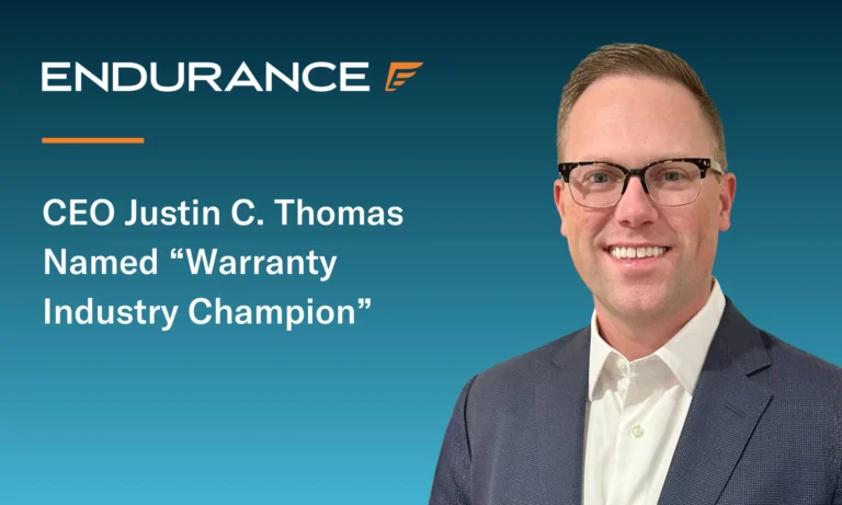 Endurance CEO Justin Thomas honored with an award