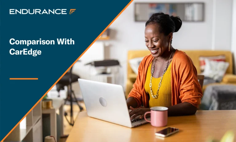 Woman working on laptop at home