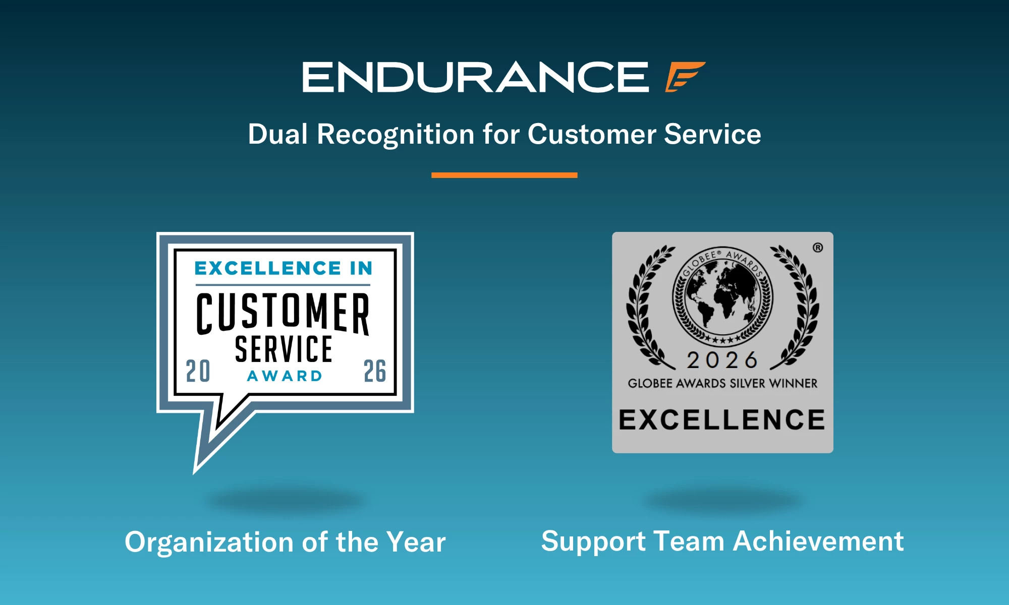 Endurance recibe premios de atención al cliente en 2026.