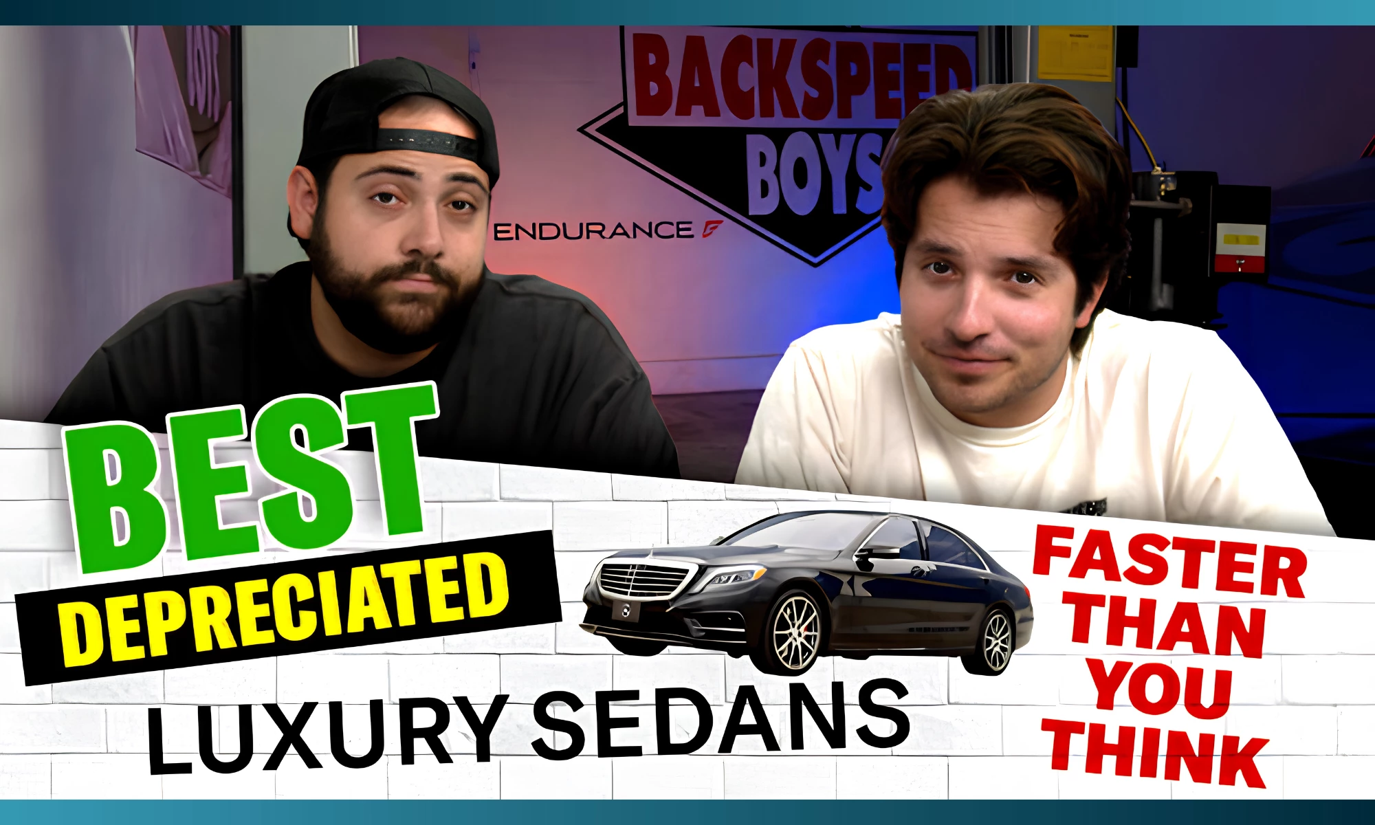 La lista de los Backspeed Boys incluye sedanes de lujo rápidos y asequibles.