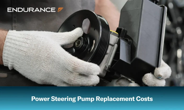 A power steering pump in the hands of a mechanic, power steering pump replacement costs