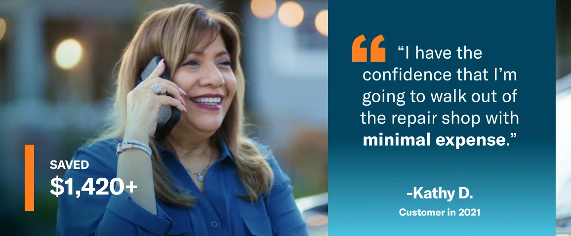 Client Testimonial: I have the confidence that I'm going to walk out of the repair shop with minimal expense