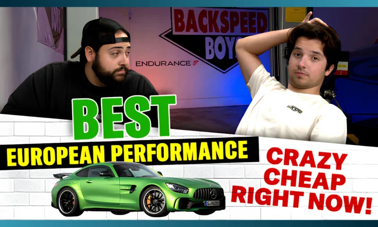 Los Backspeed Boys enumeran 6 coches deportivos europeos asequibles.