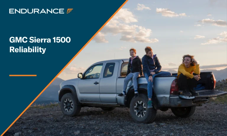 Kids sitting in the back of a pickup truck, GMC Sierra 1500 reliability