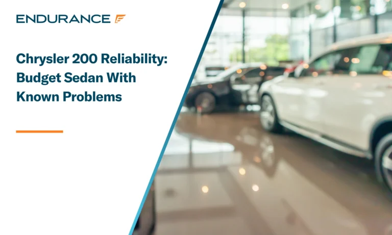 White car in a showroom, Chrysler 200 reliability